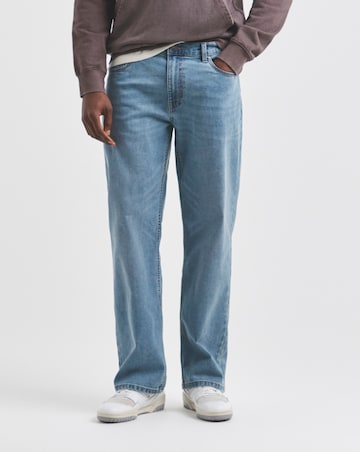 Loose Fit Stretch Jeans Lightwash