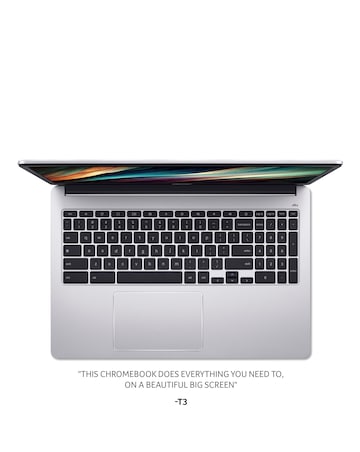 Acer 315 Touch Intel Pentium 4GB/128GB 15.6in FHD Chromebook - Silver