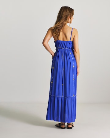 MAGISCULPT Mirror Detail Maxi Beach Dress