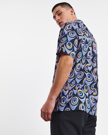 Ben Sherman Psychedelic Print Revere Collar Shirt