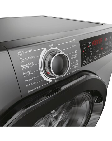 Hoover H-WASH 350 H3WPS4126TAMBR80, 12kg, Washing Machine, Graphite + install