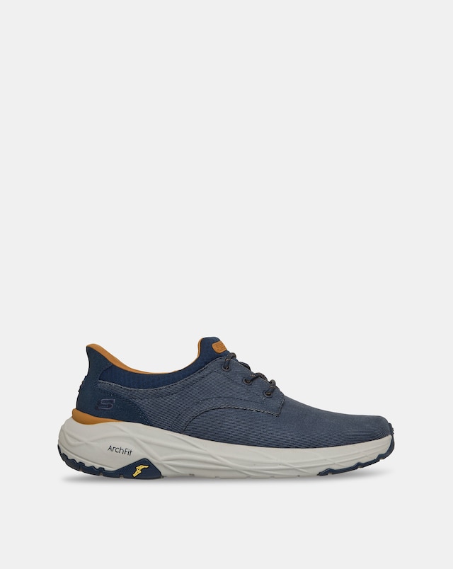 SKECHERS Maverick Wolfe Arch Fit Slip-In Trainers - Navy