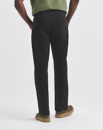 Union Black Loose Fit Stretch Gabardine Jeans