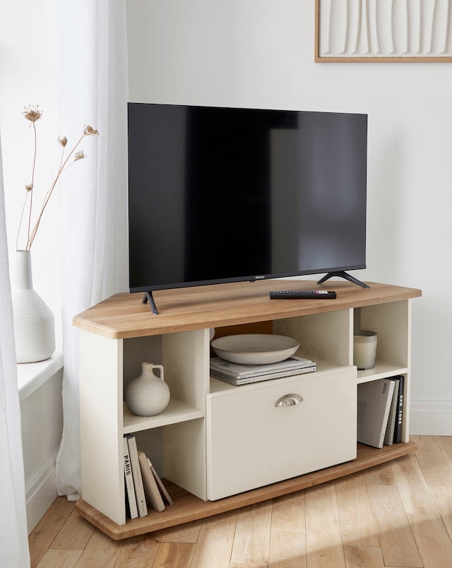 Brooke Ready Assembled Corner TV Unit