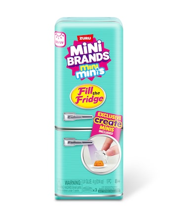 Mini Brands Fill the Fridge Playset Series 1
