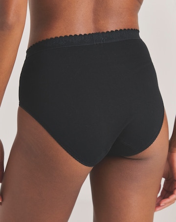 Sloggi (2 Pack) Light Control Cotton Tai Knickers Black