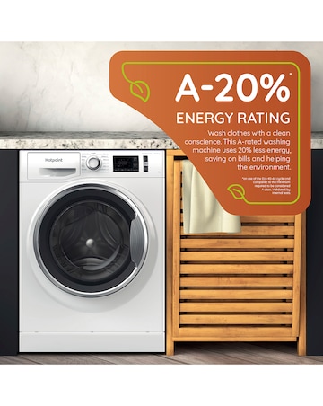 Hotpoint NM11948WCAUK, 9kg, 1400rpm, Washing Machine - White