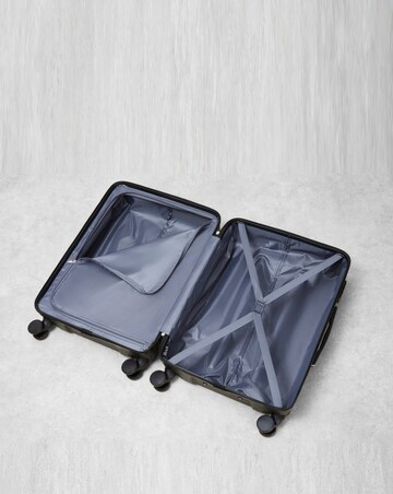 Rock Lisbon 3pc Suitcase Set - Black
