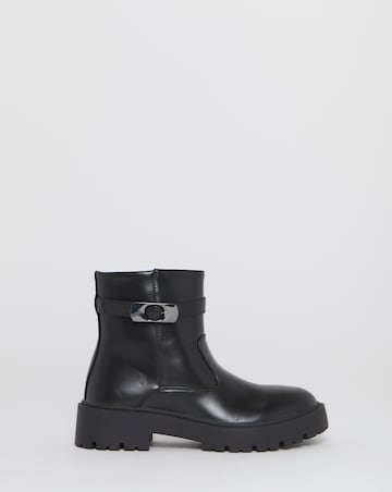 Megara Chunky Ankle Boot - Wide Fit (E)