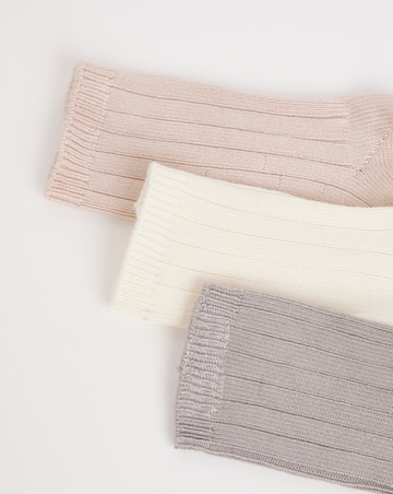 Pretty Secrets (3 Pair Pack) Soft Light Thermal Socks Neutral