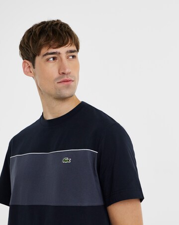 Lacoste Short Sleeve Colourblock T-Shirt - Black