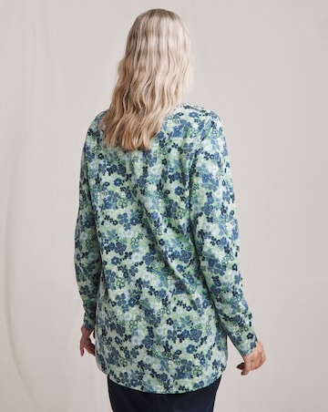 Julipa Button Shoulder Pure Cotton T-Shirt