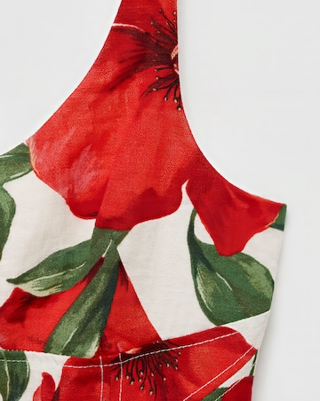 Mango Dulce Floral Midi Dress