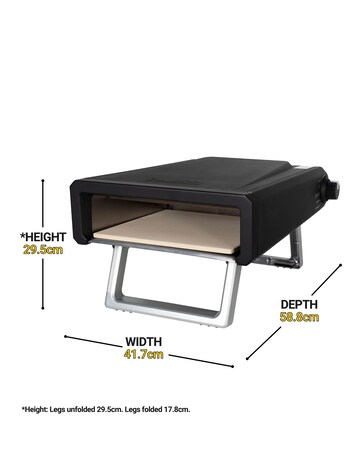 Zanussi Gas Powered Pizza Oven with paddle & Carry Bag