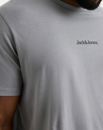 Jack & Jones Mine Back Graphic T-Shirt - Grey