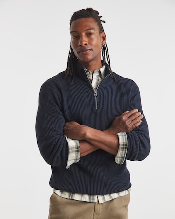 Fisherman 1/4 Zip Knitted Jumper