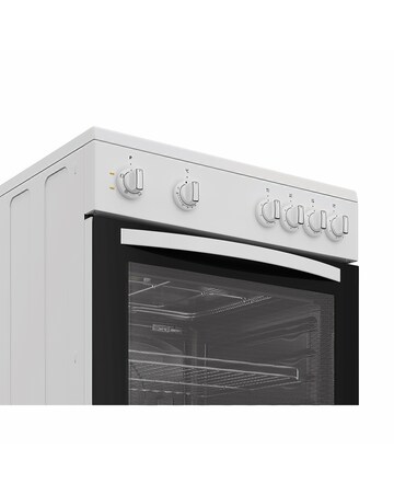 Indesit I6V3KMW/UK 60cm Electric Single Oven with Ceramic Hob - White