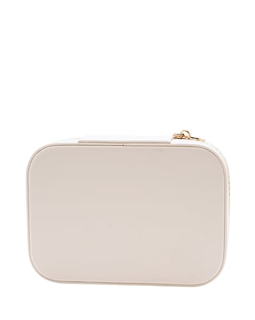 Sophia Lane White & Blue Floral Jewellery Box