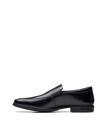 Clarks Howard Edge Wide Fit Shoe - Black
