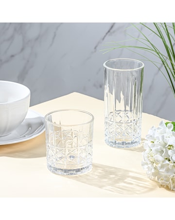 Waterside Diamond Set of 4 Hi Balls