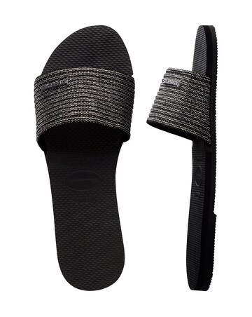 Havaianas Malta Metallic Slider Sandals