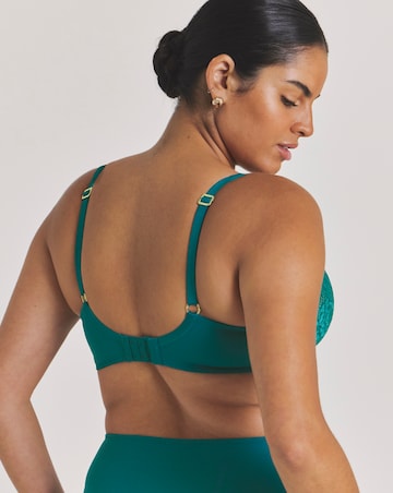 Pretty Secrets (2 Pack) New Ella Full Cup Wired Bras (C-J) Teal/Ivory