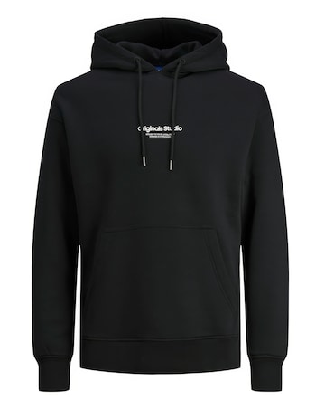 Jack & Jones Vesterbro Logo Hoodie - Black