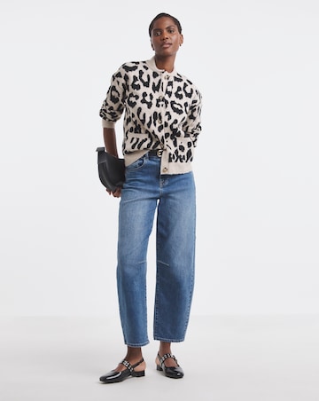 Leopard Knitted Bomber