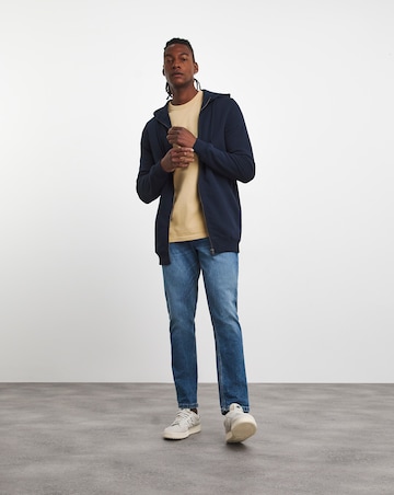 Jacamo Full Zip Hooded Sweat Extra Long