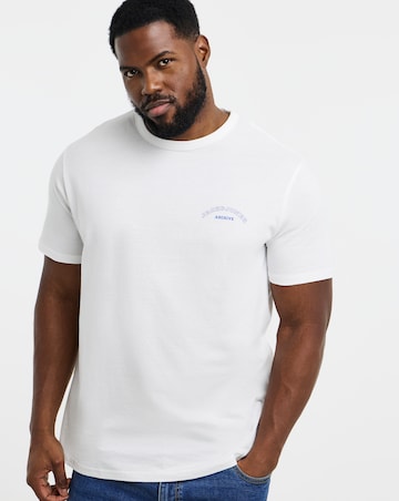 Jack & Jones College Logo T-Shirt 3 Pack - Multi