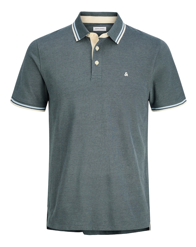 Jack & Jones Premium Paulos Tipped Polo - Blue