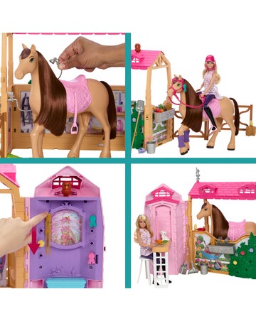 Barbie Mysteries The Great Horse Chase Ultimate Stable Playset with Doll