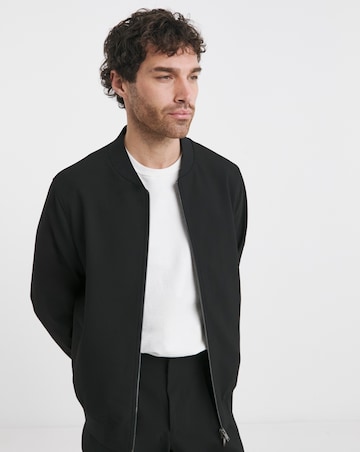 Premium Tailored Stretch Bomber Jacket