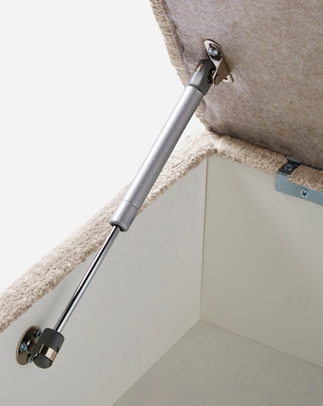 Hunter Chenille Storage Footstool