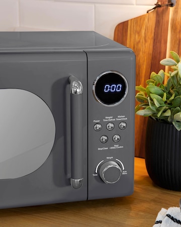 Russell Hobbs RHM2044G Retro 20 Litre Grey Digital Microwave