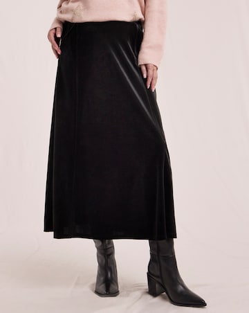 Julipa Velvet Midi Skirt