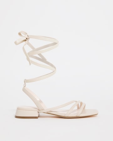 Rosalina Strappy Multi Wear Flat Sandals Ex Wide Fit