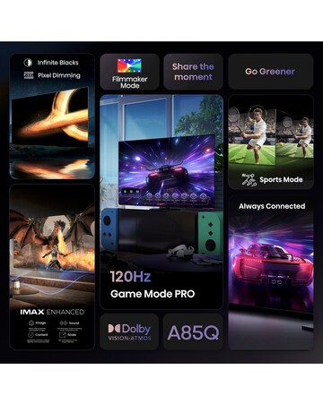 Hisense 55A85QTUK 55in OLED 4K Ultra HD HDR Smart TV