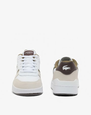 Lacoste T-Clip Set Trainers - White/Dark Brown