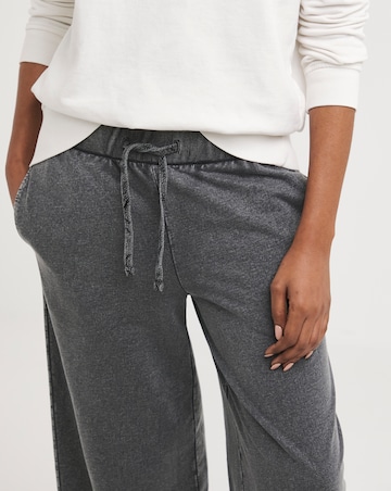 Grey Wide Leg Jogger