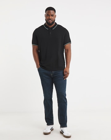 Pure Cotton Tipped Pique Polo