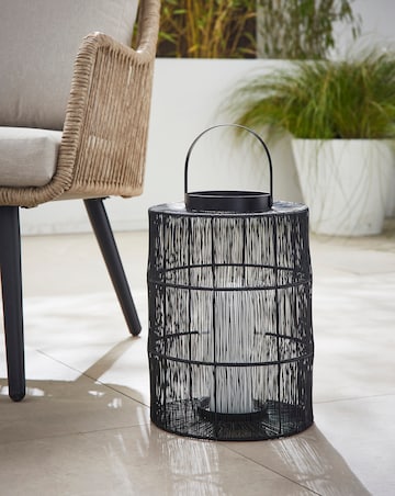 Ivyline Portofino Wirework Lantern H34cm W24cm