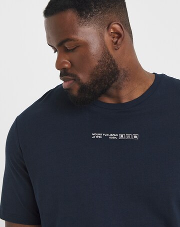 Jack & Jones Jayce Back Graphic T-Shirt - Navy