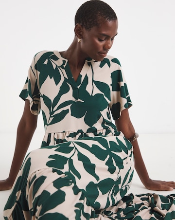 Soft Touch Notch Neck Maxi Dress