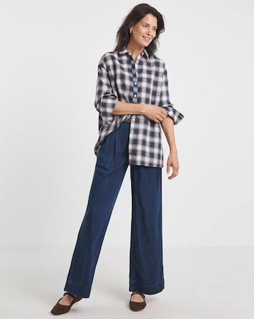 Oversized Check Shirt