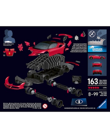 Ravensburger Ferarri Stradale 108 Piece 3D Jigsaw Puzzle