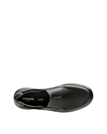 Clarks Cotrell Leather Shoe - Black