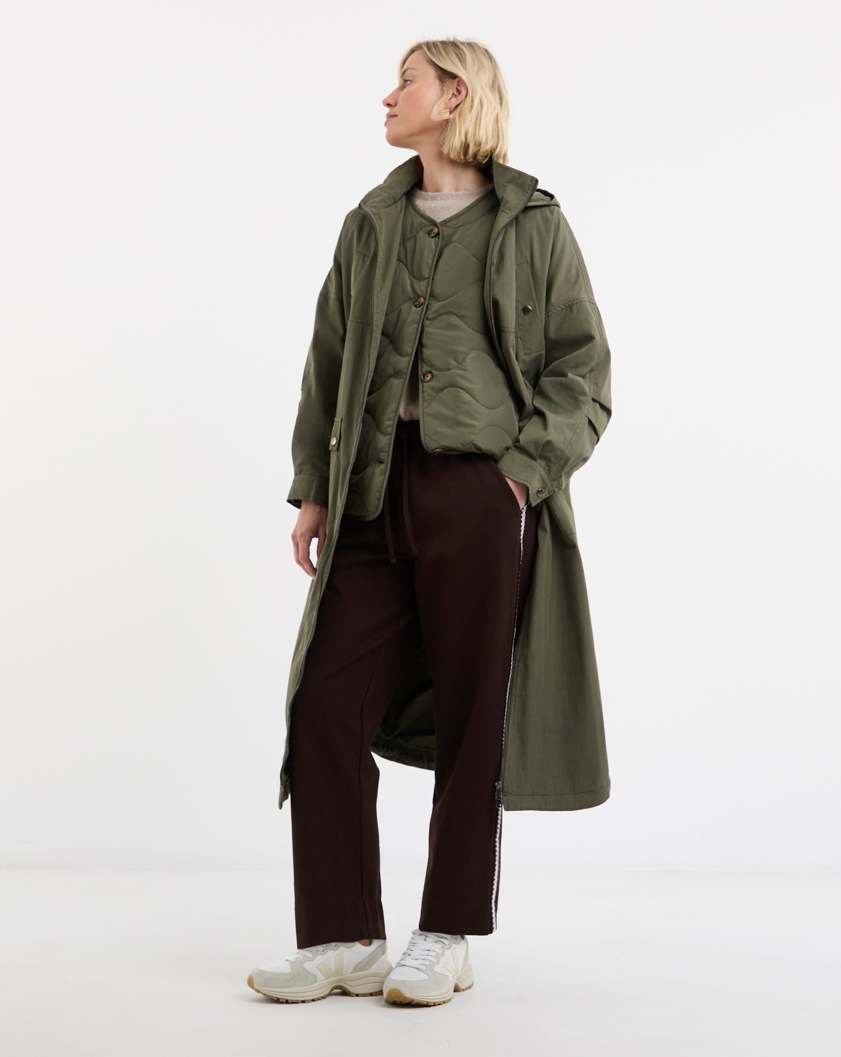 Khaki 3 In 1 Shower Resist Parka | JD Williams