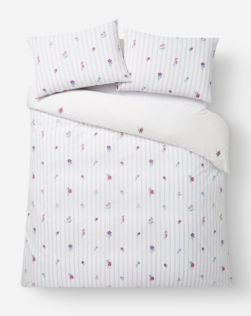 Julipa Zola Floral Trail Cotton Blend Reversible Duvet Set