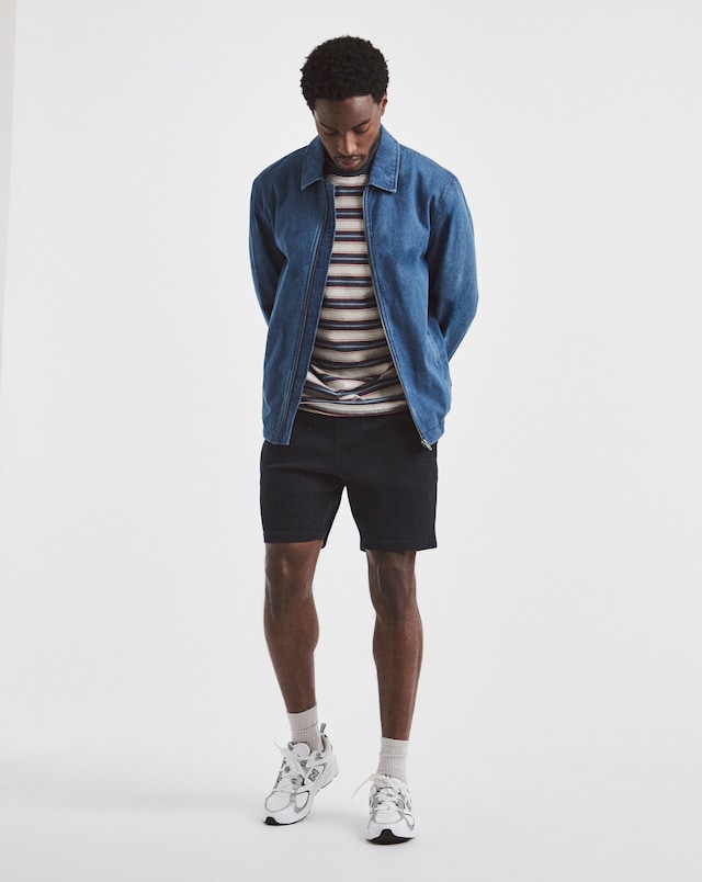 Union Comfort Waist Gabardine Shorts - Navy